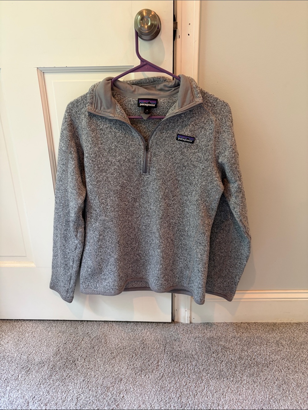 Patagonia Gray Better Sweater Half-Zip Fleece Pullover